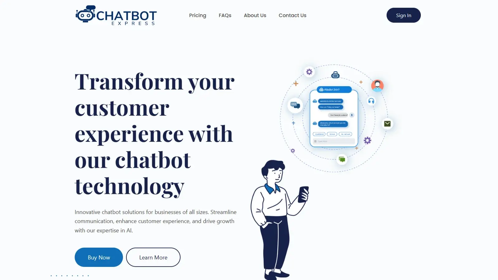 Chatbot Express — screenshot